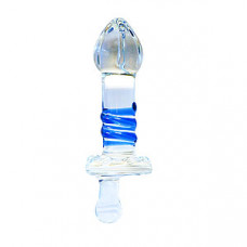 6 inch Glass Spiral Plug Dildo